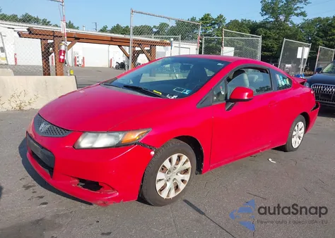 2012 Honda Civic Lx из США, поврежденный, VIN 2HGFG3B50CH543365